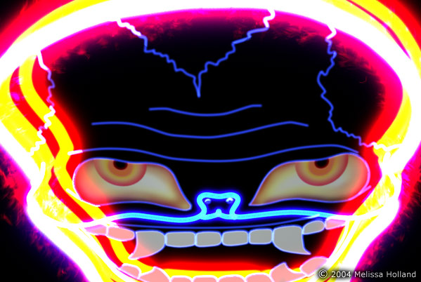 A still shot from a 3D animation by Melissa Holland called 108. It was inspired by Tibetan Buddhist iconography.