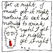 Drawing 17 from my digital work Biography of a Band. It’s the story of a band starting out, presented in an online comic strip format.