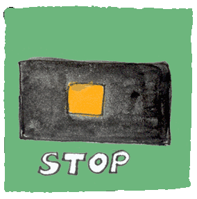 Drawing 23 from my digital work Biography of a Band. It’s the story of a band starting out, presented in an online comic strip format.